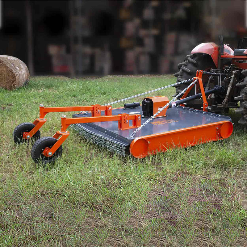 TMG Industrial 70” 3-Point Hitch Slasher Mower – Versatile Category 1 & 2 Compatible, Complete with PTO Shaft (Model: TMG-TST70)