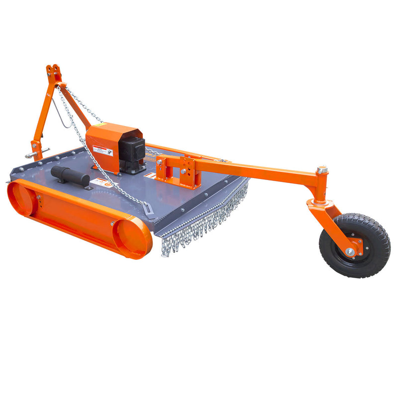 TMG Industrial 48” Heavy-Duty 3-Point Hitch Slasher Mower - Versatile Category 1 & 2 Compatibility with PTO Shaft Included! Model TMG-TST48