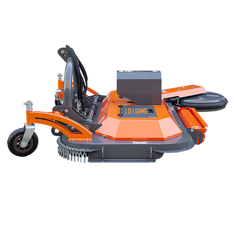 TMG Industrial 60” Offset Orchard Mower: Swivel-Arm Disc Design, 3-Point Hitch, Perfect for Finishing & Weeding!