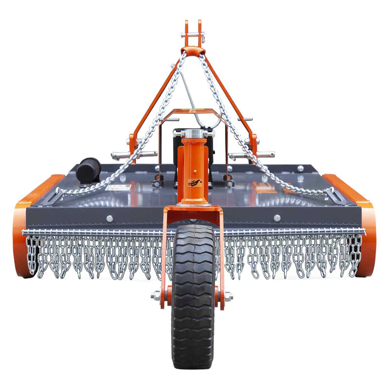 TMG Industrial 48” Heavy-Duty 3-Point Hitch Slasher Mower - Versatile Category 1 & 2 Compatibility with PTO Shaft Included! Model TMG-TST48