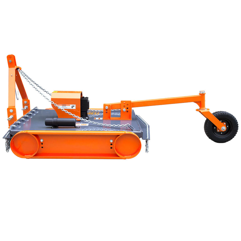 TMG Industrial 48” Heavy-Duty 3-Point Hitch Slasher Mower - Versatile Category 1 & 2 Compatibility with PTO Shaft Included! Model TMG-TST48