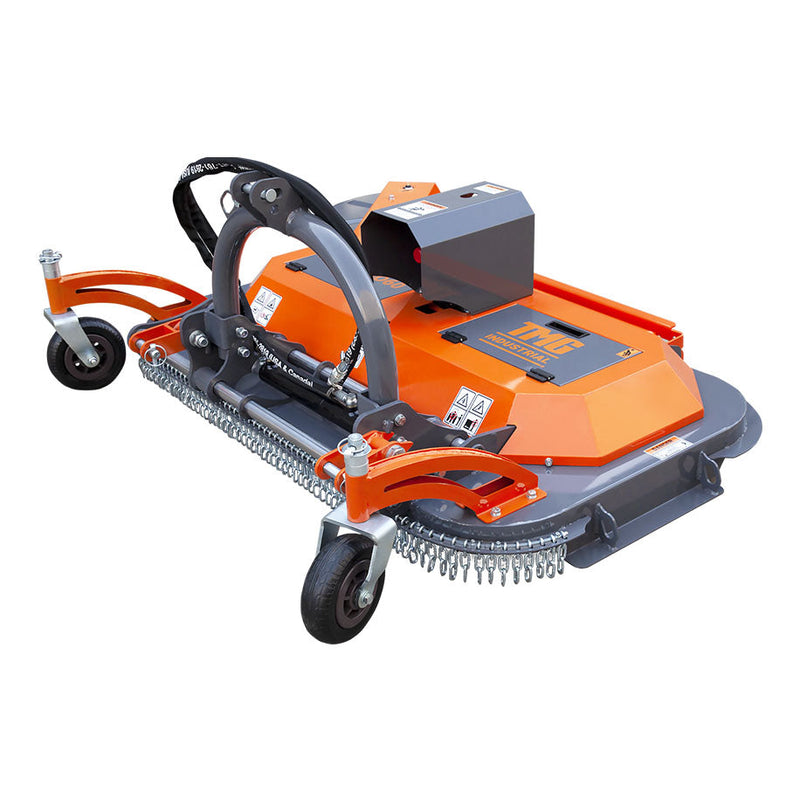 TMG Industrial 60” Offset Orchard Mower: Swivel-Arm Disc Design, 3-Point Hitch, Perfect for Finishing & Weeding!