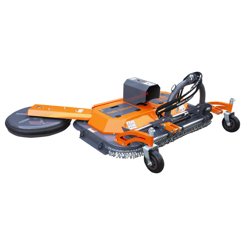 TMG Industrial 60” Offset Orchard Mower: Swivel-Arm Disc Design, 3-Point Hitch, Perfect for Finishing & Weeding!