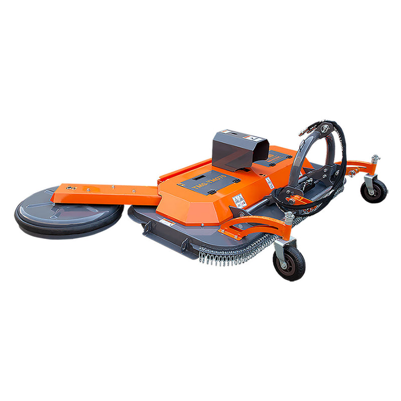 TMG Industrial 70" Offset Orchard Weeding Mower with Swivel-Arm Disc for Effortless Finishing - 3-Point Hitch, Model TMG-TMO70