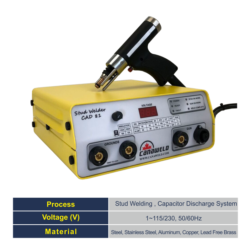 Powerful Canaweld CAD 81 Stud Welder for Enhanced Welding Performance