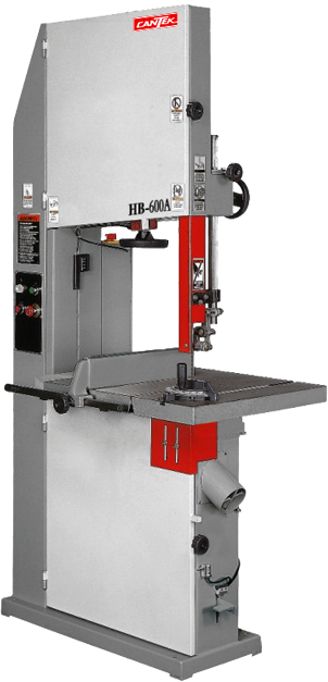 Cantek 24" Heavy-Duty Resaw Bandsaw - HB600A for Precision Cutting