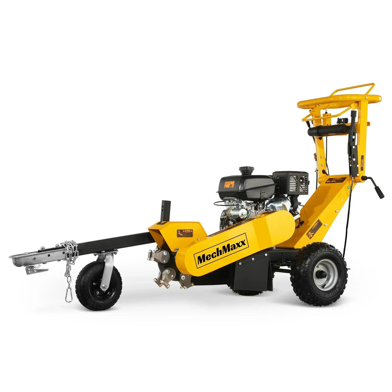 Powerful 15-Inch KOHLER E-Start Stump Grinder with Tow Bar - Model SG380, 14hp 429cc Engine!