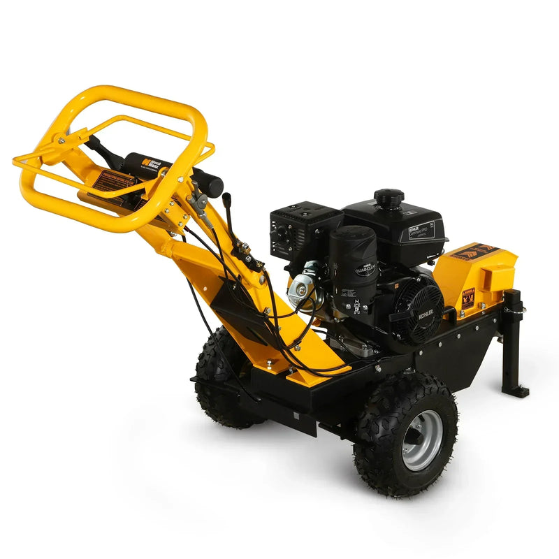 Powerful 15-Inch KOHLER E-Start Stump Grinder with Tow Bar - Model SG380, 14hp 429cc Engine!