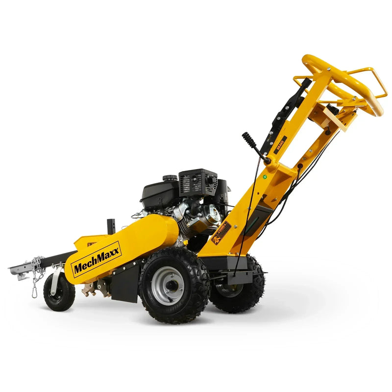 Powerful 15-Inch KOHLER E-Start Stump Grinder with Tow Bar - Model SG380, 14hp 429cc Engine!