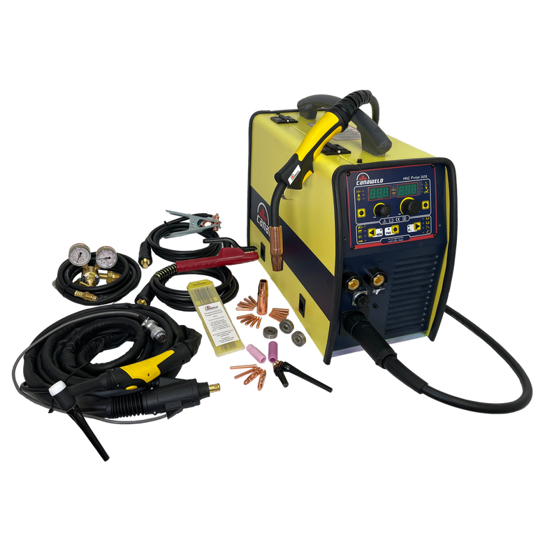 Canaweld Versatile MIG Pulse 202 Welder - Your All-in-One Multiprocess Welding Solution!