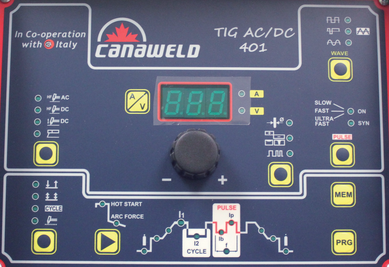 Canaweld 401 Pulse TIG Welder - AC/DC Versatility for Precision Welding