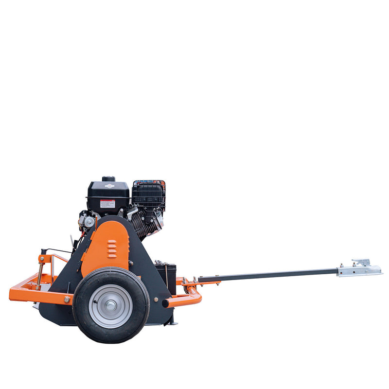 Elevate Your Lawn Care with the TMG Industrial 40” ATV Tow-Behind Flail Mower - Powered by a Robust Briggs & Stratton 13.5 HP Engine, Featuring Adjustable Mowing Height and 15” Cut Capacity, Model TMG-AFM40.