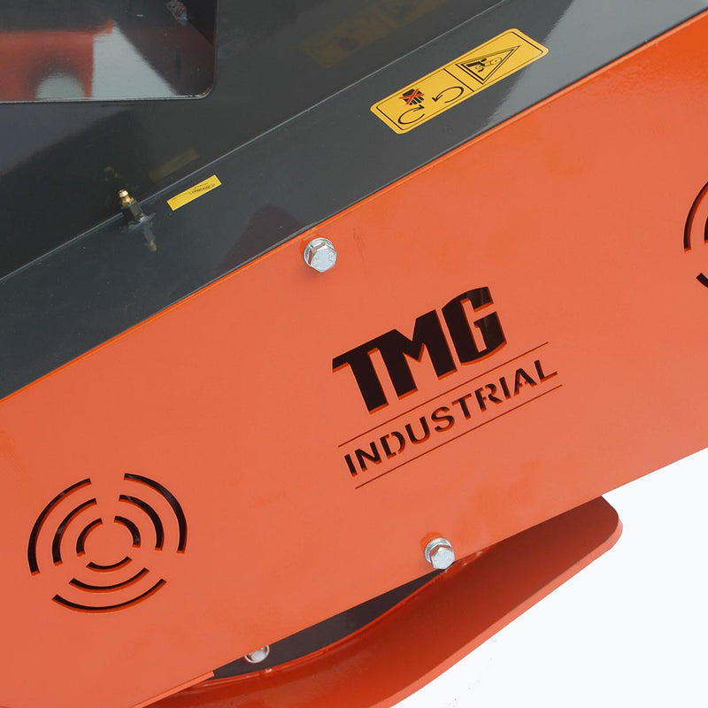 Powerful 48" TMG Industrial Excavator Brush Flail Mower for 6 to 8-ton Carriers - Efficient 16-21 GPM Performance (TMG-EFM48)