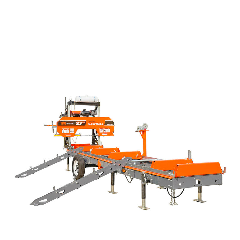 TMG Industrial Log Loading Ramp Kit - Elevate Your Sawmill Trailer with 70" Length and 3800-lb Capacity for Maximum Efficiency!