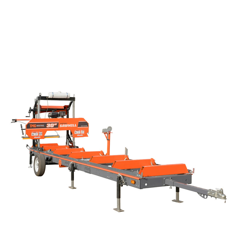 Elevate Your Sawmill Experience with the TMG Industrial Mobility Combo Kit – Perfect for PSM27 & PSM30! Featuring a Rubber Torsion Axle, Secure Sawhead Lockdown, Stylish Wheel Fenders, and Complete Wiring Harness – TMG-PSM27-30-Mjack.