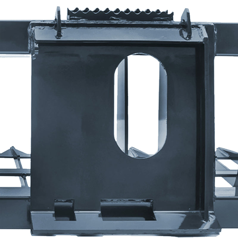 TMG Industrial 84” Rock Skeleton Bucket Attachment for Skid Steers - Heavy-Duty Steel, Universal Fit, 4” Tine Spacing, Designed for 45-70 HP Machines - Model TMG-SB84