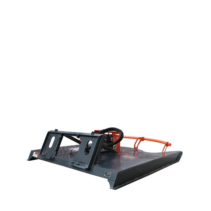 TMG-SBC73 72'' Heavy-Duty Brush Mower for Skid Steers – Featuring Triple Cutting Blades, Direct Drive, and Open Feeding Face with Efficient 16-21 GPM Flow