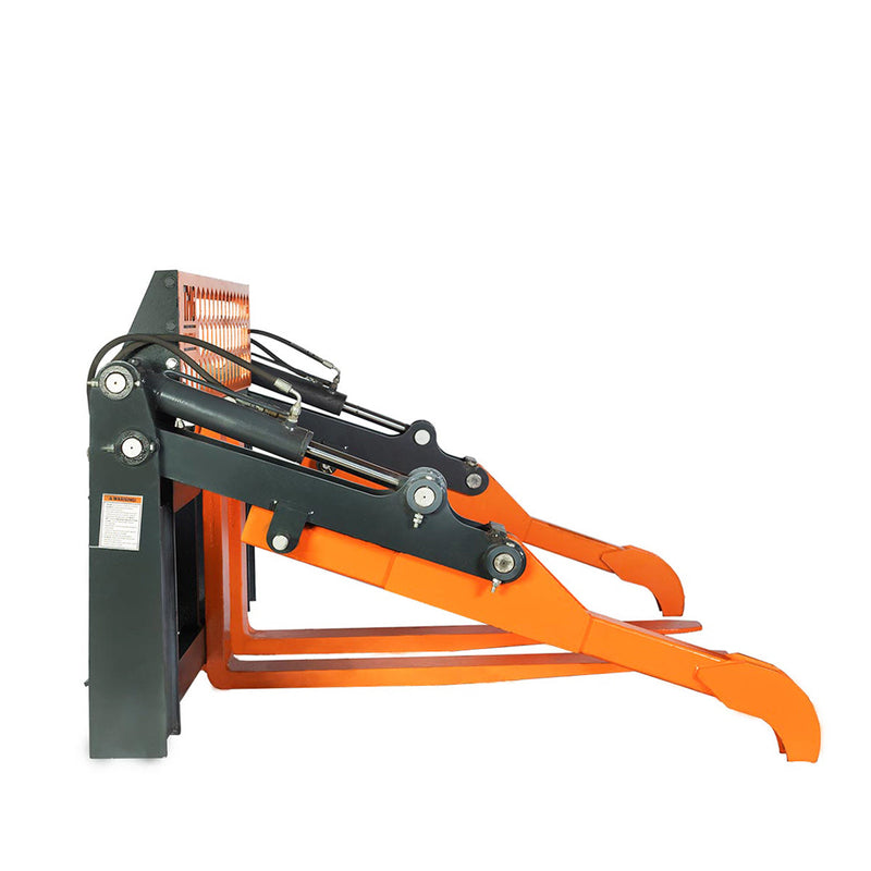 Elevate Your Heavy-Duty Tasks with the TMG Industrial 48” Two-Cylinder Pallet Fork Pipe Grapple – 6200-lb Lift Capacity, ITA Class III Forged Tines, Perfect for Skid Steer Mounting, Model TMG-SPG45