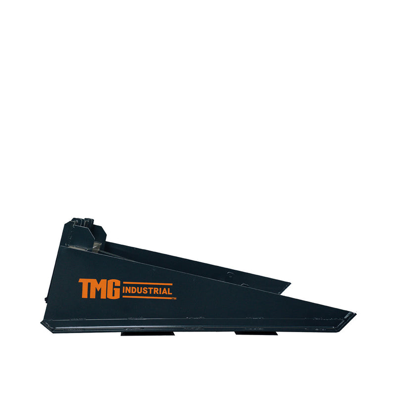 TMG Industrial 84” Skid Steer Road Grader - Versatile Grading, Spreading & Leveling Tool with Durable Bucket Stops and Dual Cutting Edges for Forward/Backward Use, Model TMG-SRG84