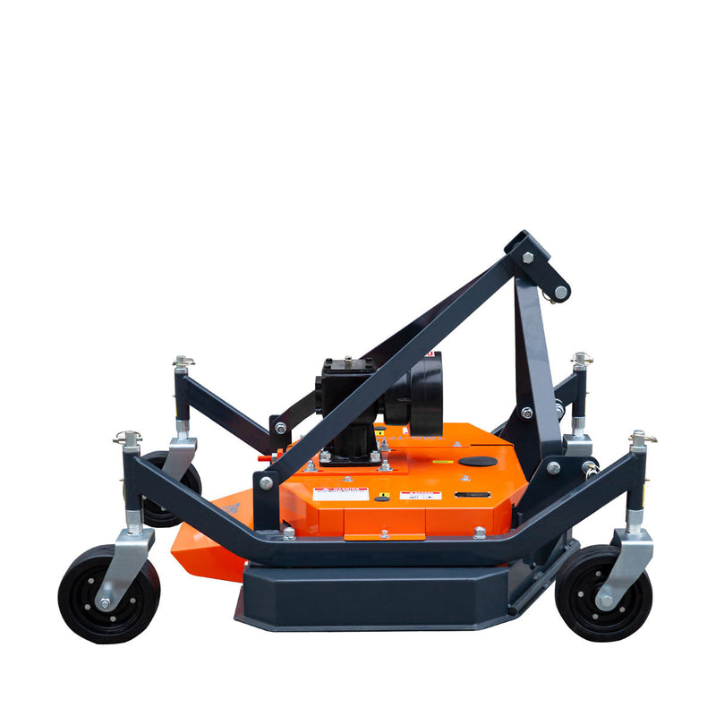 TMG Industrial 48” Tow-Behind Finish Mower for 18-30 HP Compact Tractors - Complete with PTO Drive Shaft (Model: TMG-TFN48)