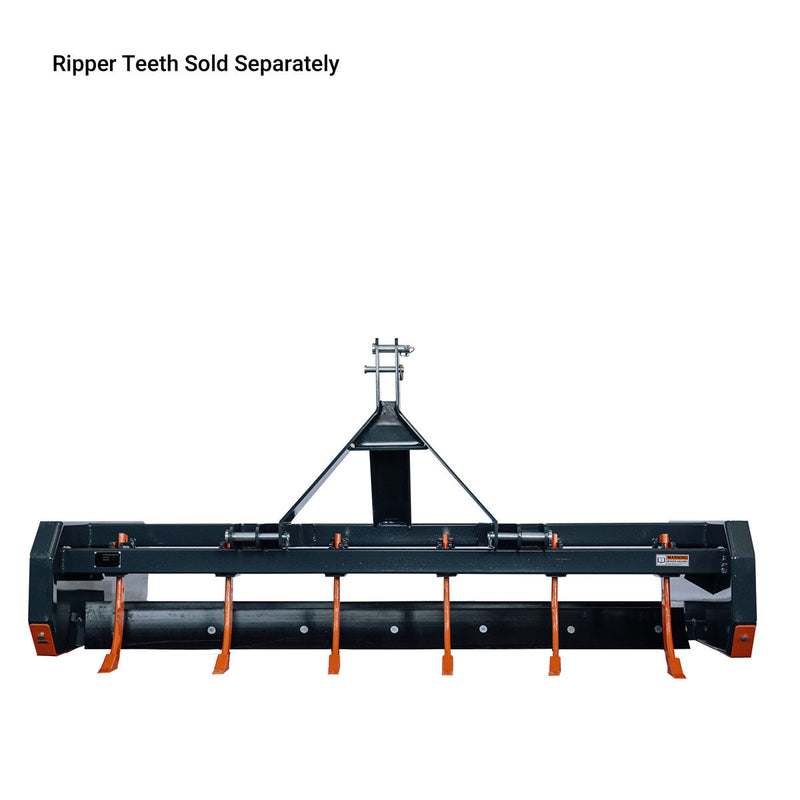 Elevate Your Landscaping with the TMG Industrial 84” Tractor Land Leveler – Versatile 3-Point Hitch Design, 81” Grading Width, Adjustable Depth, and Durable Double Edge Blades for Categories 1 & 2!