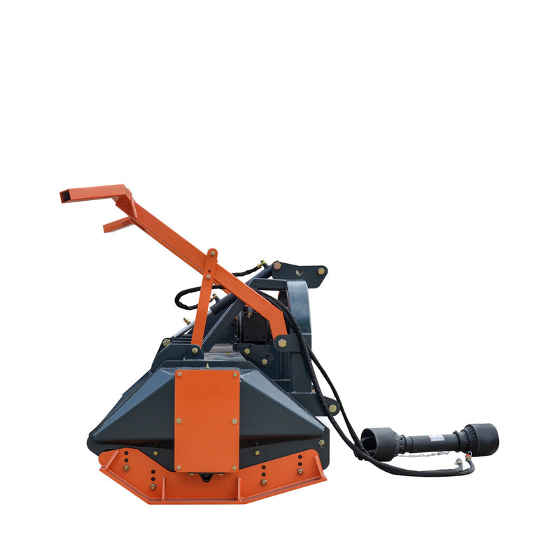 Unleash Nature’s Power with the TMG Industrial 70" Forestry Brush Mulcher - Category 2 3-Point Hitch, PTO Driven, Complete with Driveline Shaft, Perfect for 70-110 HP Machines!