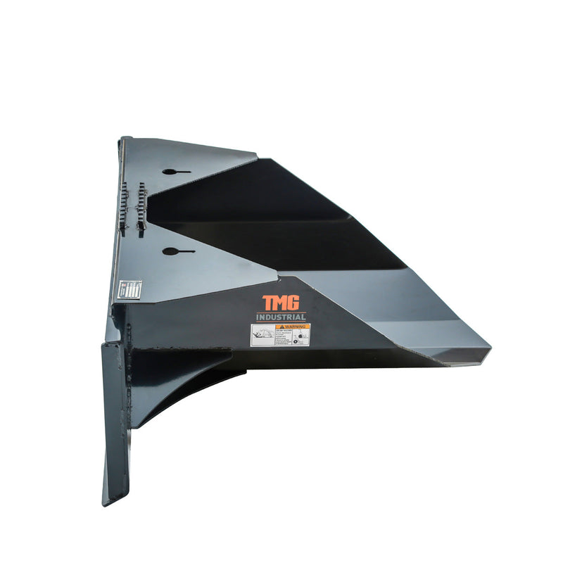 TMG Industrial 42” Premium Heavy-Duty Skid Steer Tree Scoop - 1500-lb Capacity, Enhanced Chain Slot, 30” Wide Mouth Opening, Durable High Abrasive Edge - Model TMG-TS42