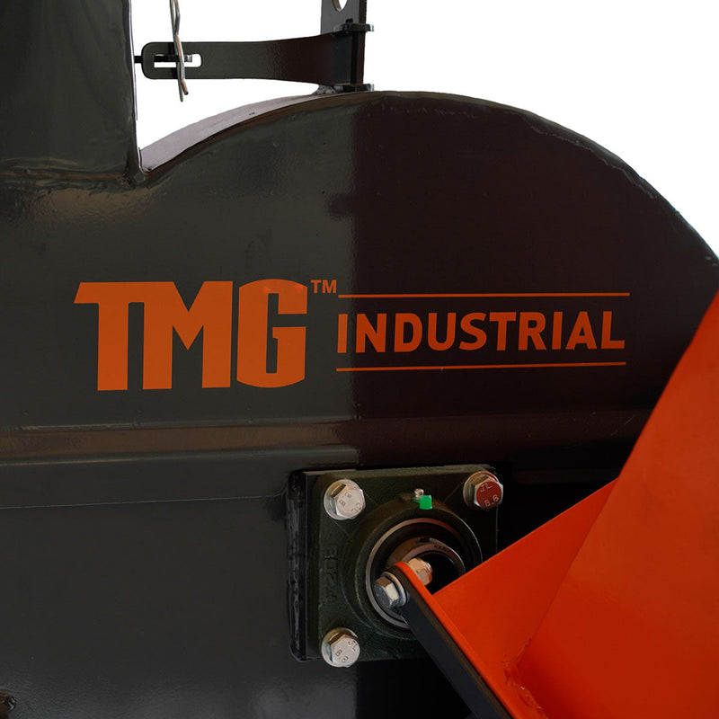 Transform Your Skid Steer with the TMG Industrial 4” Wood Chipper – Universal Gravity-Fed Design for Effortless Chipping (Model: TMG-WC42S)