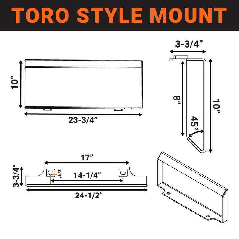 TMG Industrial 42" Mini Skid Steer Skeleton Grapple Attachment - Heavy-Duty Toro Style Mount with 24" Arm Opening and 2000 lb Capacity - TMG-SG42