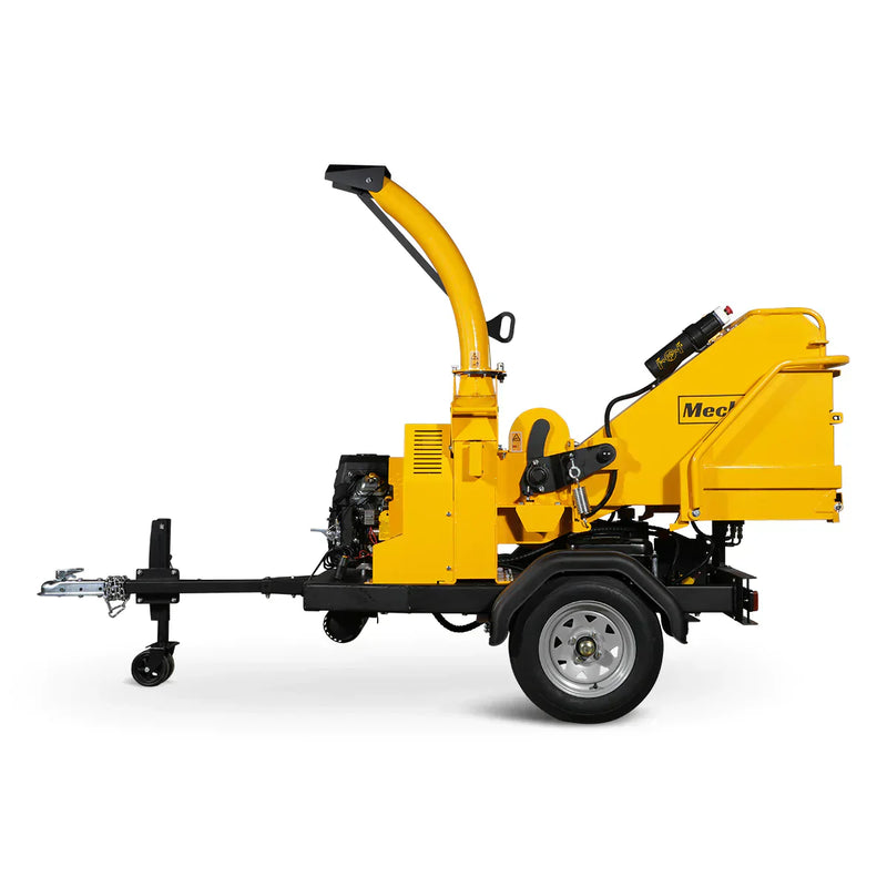 Powerful 25hp 740cc Twin Cylinder Gas Engine with 6” Hydraulic Feeding – Commercial-Grade Wood Chipper Model DCH6 for Optimal Performance!