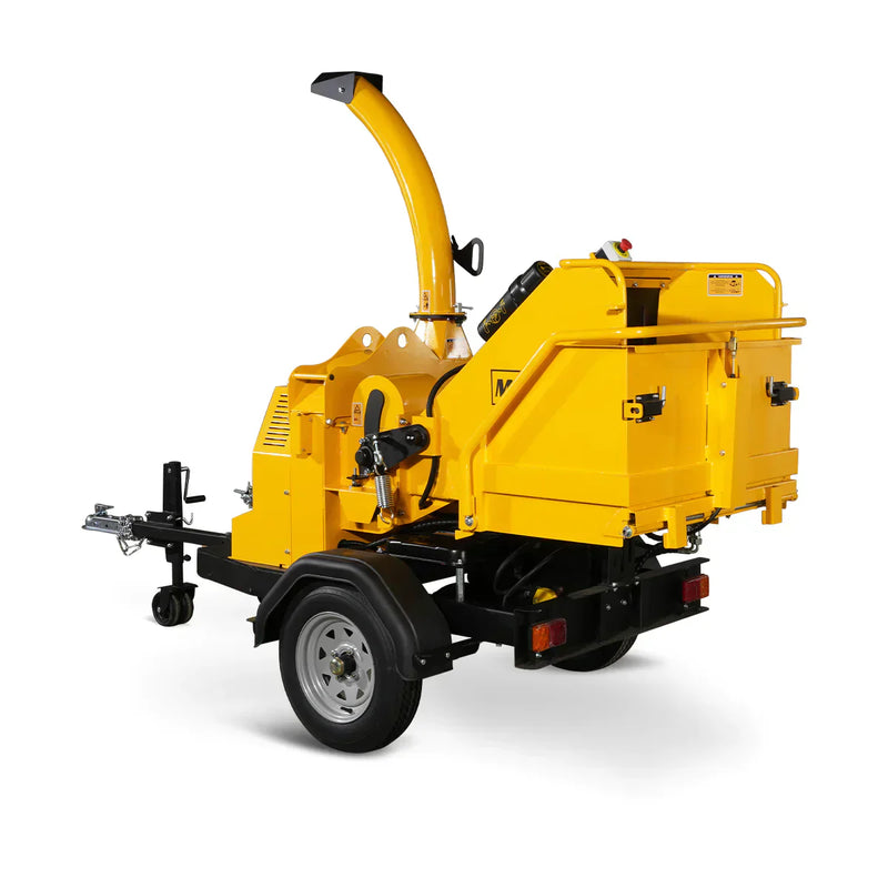 Powerful 25hp 740cc Twin Cylinder Gas Engine with 6” Hydraulic Feeding – Commercial-Grade Wood Chipper Model DCH6 for Optimal Performance!