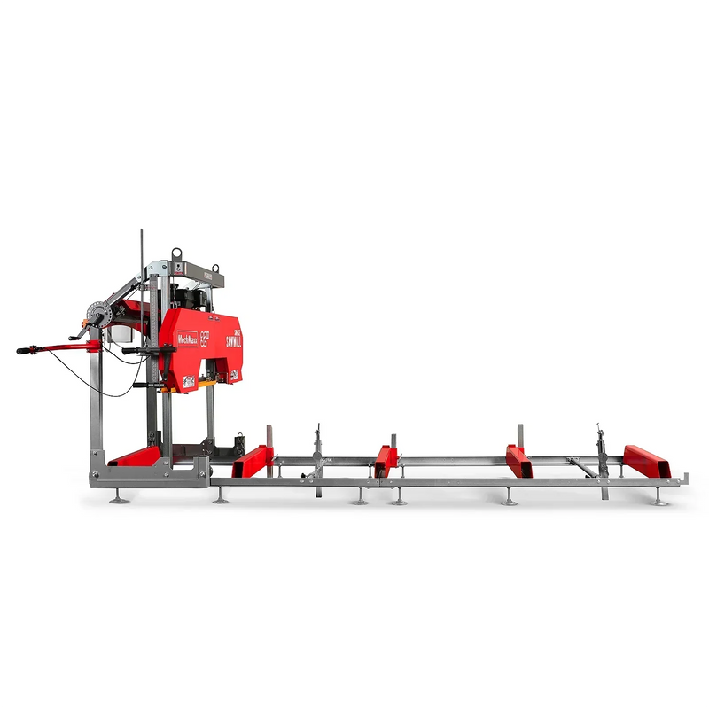 32" Portable Sawmill with 420cc 15HP Gas Engine – Effortlessly Cut Large Logs up to 32' Long and 29" Wide with 14' Track Bed!