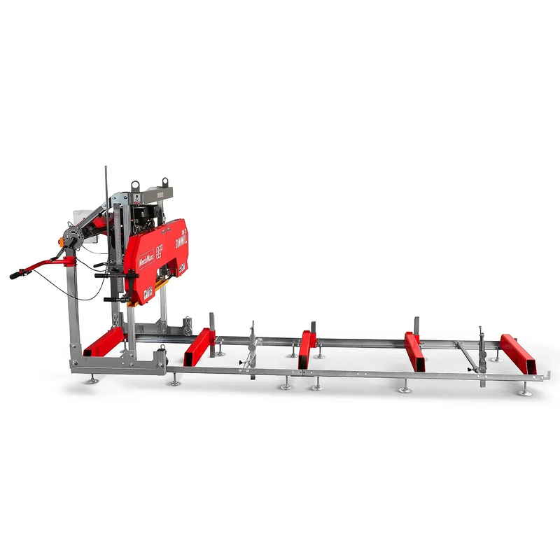 32" Portable Sawmill with 420cc 15HP Gas Engine – Effortlessly Cut Large Logs up to 32' Long and 29" Wide with 14' Track Bed!