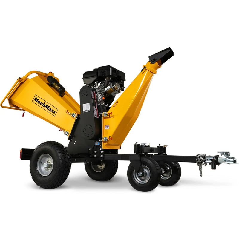 Discover the Power of the 6-Inch Kohler 429cc Gas-Powered Wood Chipper - Model B150 with E-Start & Taillight!