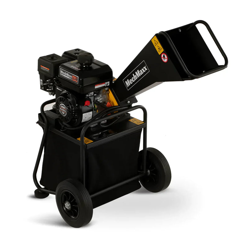 Powerful 212cc 7HP Gas Wood Chipper with Collection Bag - Model GC75