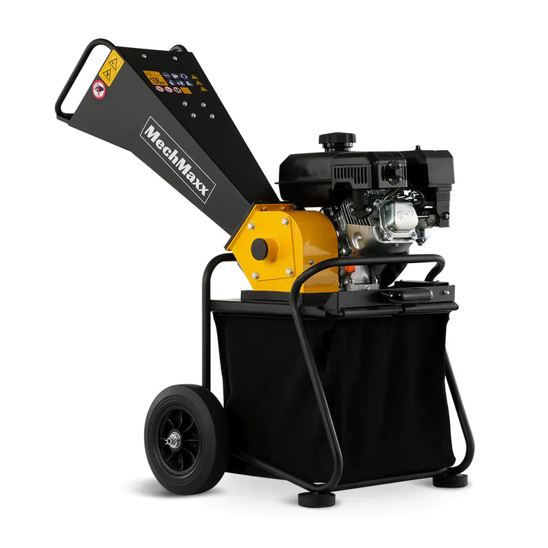 Powerful 212cc 7HP Gas Wood Chipper with Collection Bag - Model GC75